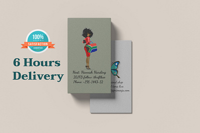 Vertical Business Card business card graphic design