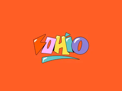 Bohio Playa art branding colorful design flat illustration lettering logo typography