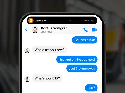 Apple Dynamic Island Concept - Travel Assistance apple apple dynamic island bus bus stop commute concept dynamic island figma hardware interaction design ios 16 iot iphone 14 pro mobility notch operating system prototype public transportation train transportation