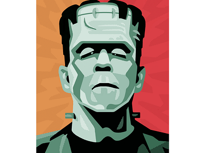 Frankenstein Illustration design illustration