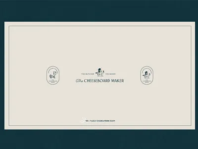 The Butcher The Baker Visual Identity branding design illustration logo typography