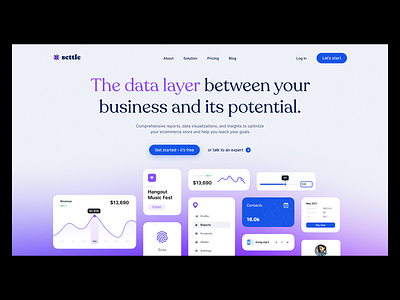 Data dashboard landing 3d animation branding dashboard design graphic design illustration landing logo motion graphics purple ui uiux uiuxdesign ux vector webdesign website