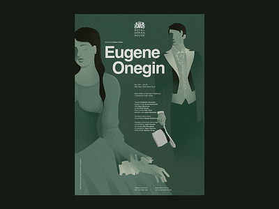 Royal Opera House Poster No3 color palette design illustration illustrator modern procreate procreateapp texture typography vector