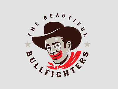 The Beautiful Bullfighters adobe illustrator branding bullfighter design digital art graphic design illustration illustrator logo rodeo rodeo clown vector western