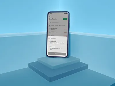 Add Beneficiary beneficiary design fintech mobile app design mobile ui ui user interface design