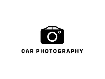 CAR PHOTOGRAPHY LOGO auto automotive camera car concept design icon logo negative space logo photo photographer photography studio symbol