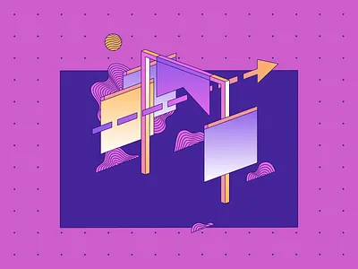 Agile Transformation Roadmap Template Cover design direction icons illustration map plan roadmap sketch strategy
