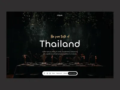 Restaurant Website blog dark design ecommerce elegant food restaurant shop template ui ux webdesign webflow website