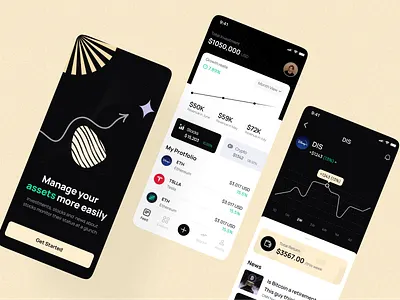 Investment & Stock App animation banking app business finance app financial advisor financial app fintech fintech app fund invest investments mobile application money app musemind online banking savings stock stock adviser stock market trading