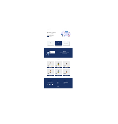 veterinary drug pharmacy website branding graphic design ui
