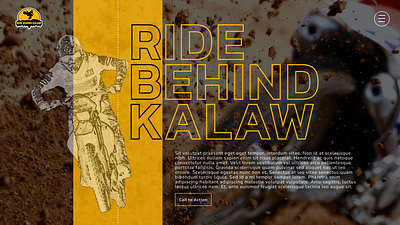 New Web Design (Ride Behind Kalaw) figma graphic design ridebehindkalaw ui web design