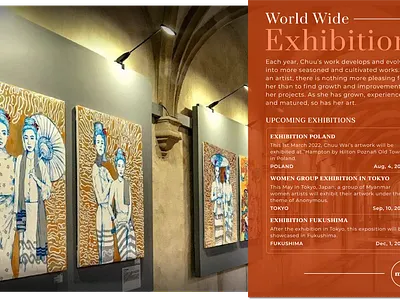 Exhibition Section (Web) design figma ui ux