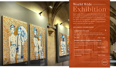 Exhibition Section (Web) design figma ui ux