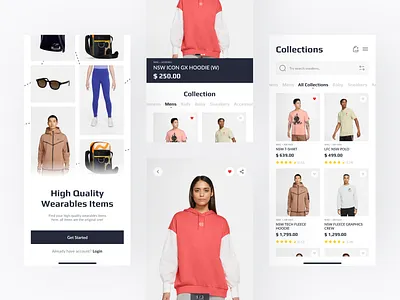 Fashion Store Mobile App app design clothes clothes app clothes design design ecommerce fashion fashion app fashion store fashion store app mobile mobile app mobile design mobile ui online store store ui ui design uiux ux design