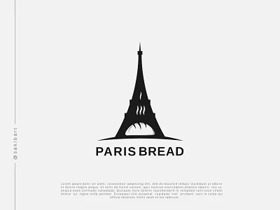 Paris bread logo branding design graphic design illustration logo vector