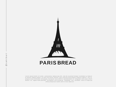 Paris bread logo branding design graphic design illustration logo vector