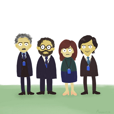 Severance illustration officeoutfit severance tvseries