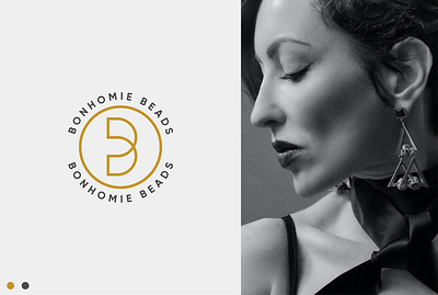 Bonhomie Beads Logo Design brand identity branding design graphic design logo