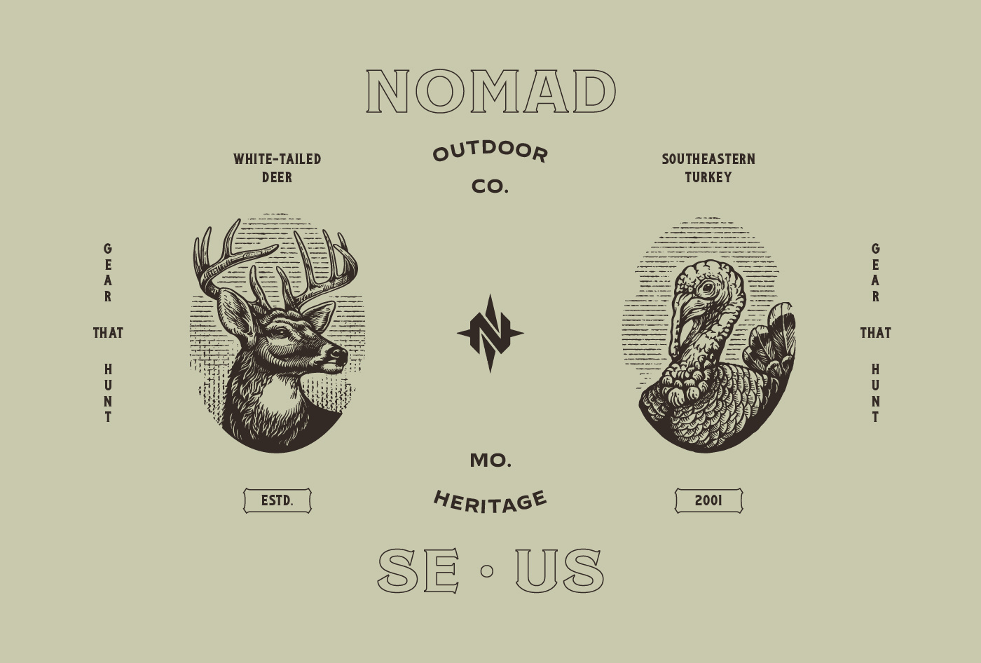 Example of Engraving Hand Drawn Illustration