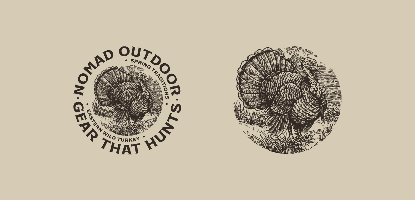 Example of Engraving Hand Drawn Illustration