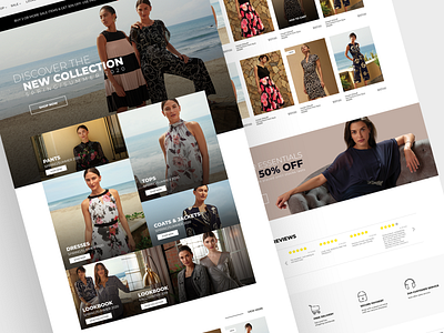 Fashion Store branding business creative design email template fashion graphic design illustration logo modern store ui ux web