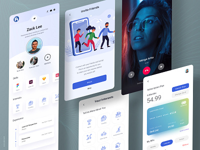 Social App app design minimal social social app social media ui ux