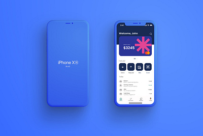 Bank app application bank branding color design figma mockup ui ux