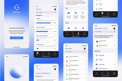 Gene.AI • Find about your genetics | Mobile App