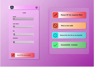 Daily UI Design :Day 11 design flash message begginer daily design daily project dailyui design error popup message figma figma tool learner popup design popup message ui design ui design uiux warning message