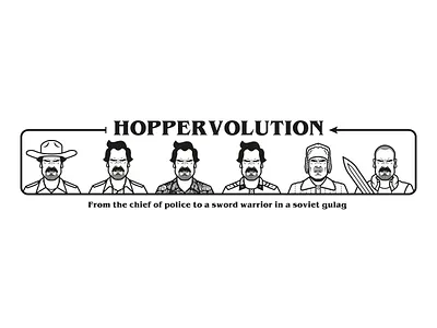 Hoppervolution adobe eleven hopper illustrator movie stranger things teeshirt vector vector art