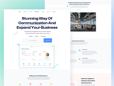 Tasko.io - Landing Page Design for Task Management App landing page landing page design task task management ui ui design website website design website redesign