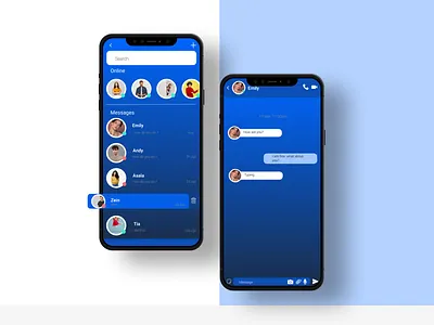 Direct Messaging #Dailyui #013 app design figma ui ux