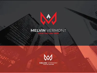 Initial letter logo design initial letter logo logo logo design minimal logo modern logo mv logo