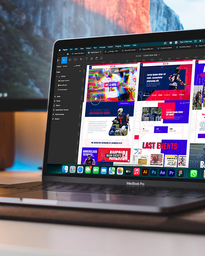 UI Design | All America Lacrosse animation design figma interface product design ui