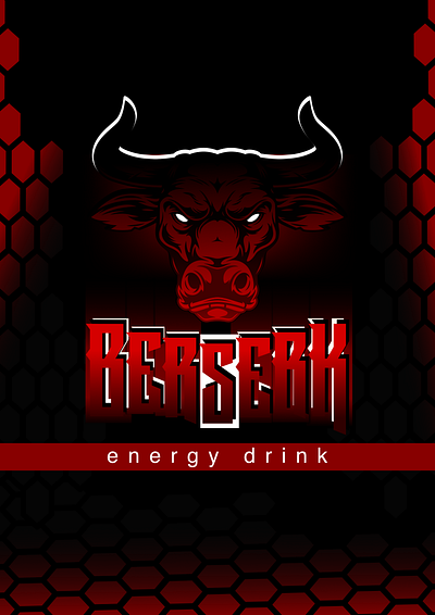 Berserk Energy Drink 3d animation brand i branding design graphic design logo