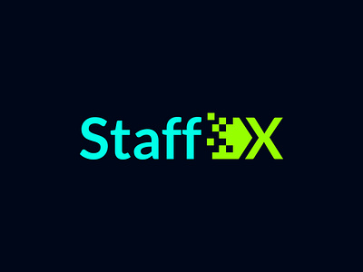 Staff Dx Logo Design brand brand identity branding branding design font logo icon kawsar patwary kawsarpatwary5 lettering logo logo staff dx text based logo timeless logo ui wordmark logo