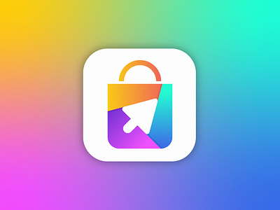 Online Store | eCommerce app icon app logo bag brand identity buy colorful e shop e store ecommerce logo icon modern logo mouse online shop sgopping shop shopping bag store vibrant