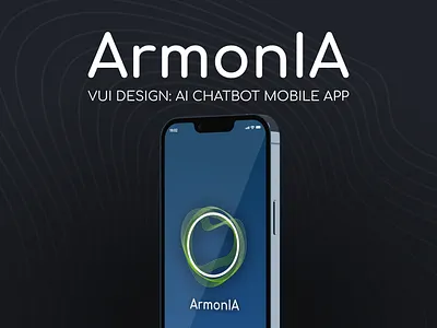 VUI DESIGN: AI CHATBOT MOBILE APP branding chatbot graphic design interface ui vui design