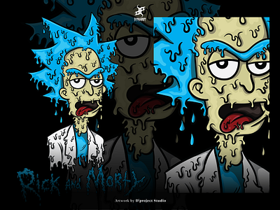 Rick and Morty Fanart - T-shirt Illustration poster art