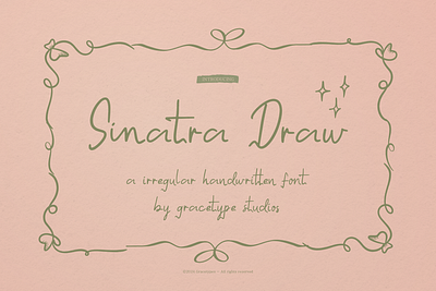 Sinatra Draw | Handwritten Font funny