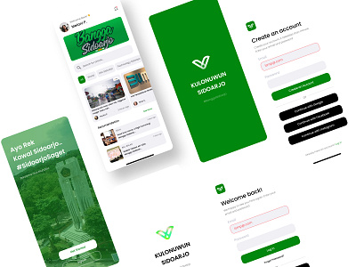 Sidoarjo My-APP animation branding home page home screen logo mobile news app on boarding portal berita sidoarjo splash screen ui