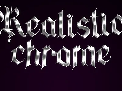 Chrome Effect #10 Free branding chrome effect chrome logo effect chrome text effect design graphic design illustration logo photoshop effect