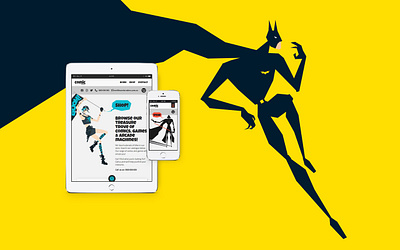 Comic Traders - Web Design illustration vector web