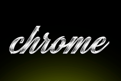 Chrome Effect #1 branding chrome effect chrome logo effect chrome text effect design graphic design illustration logo photoshop effect