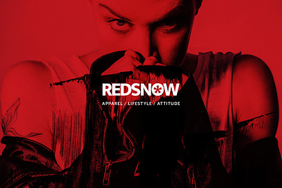 Redsnow branding design logo