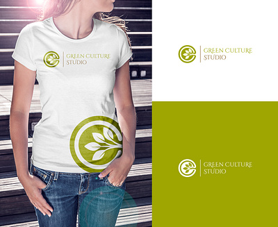 Green culture studio Branding branding corporate design graphic design green green culture studio greenlogo illustration landscape design logo modern studeologo typography vector
