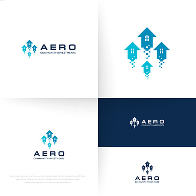 AERO community Investment branding logo motion graphics