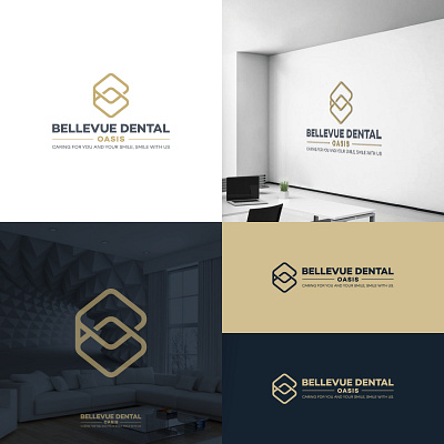 BELLEVUE DENTAL branding graphic design logo