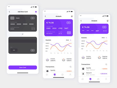 Desktop 2 app app design application bank banking banking app credit card finance finance app mobile app mobile design ui ux