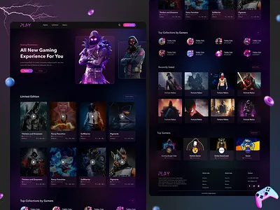 Steam Games | Redesign Challenge 3d colorful dark theme design explore flat ui free steam games games gaming play steam deck games steam game steam games steam redesign trending uiux